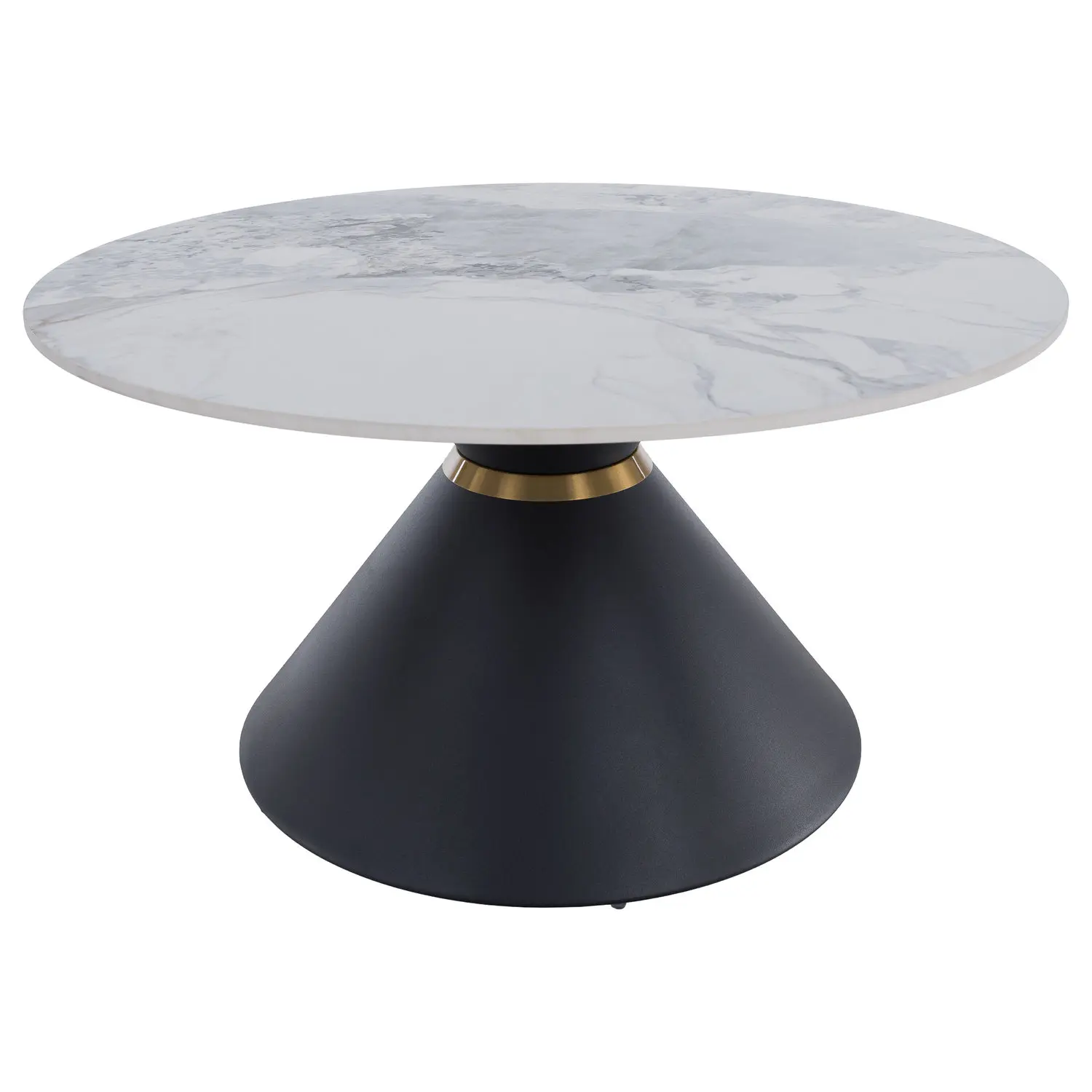 Set masute de cafea Tempo Kondela Mabuz NEW (White Marble/Black) - 7