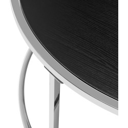 Set masute pentru reviste Tempo Kondela Donovan 2 New (Silver/Black) Thumb