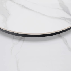 Set masute pentru reviste Tempo Kondela Lastro New (White Marble/Black) Thumb
