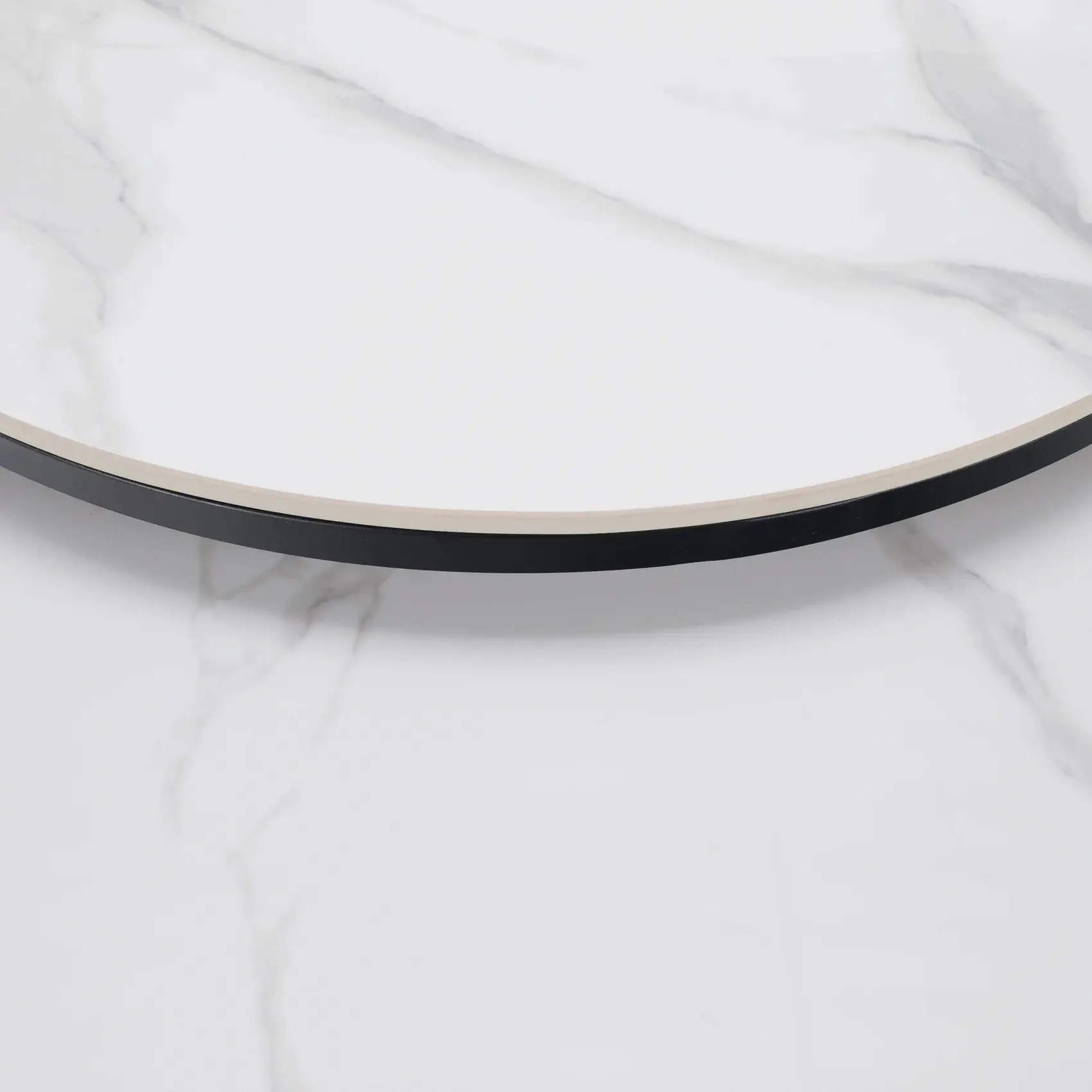 Set masute pentru reviste Tempo Kondela Lastro New (White Marble/Black) - 4