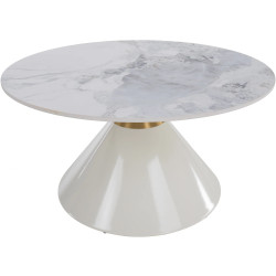 Set masute pentru reviste Tempo Kondela Mabuz New (White Marble/White) Thumb