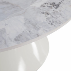 Set masute pentru reviste Tempo Kondela Mabuz New (White Marble/White) Thumb
