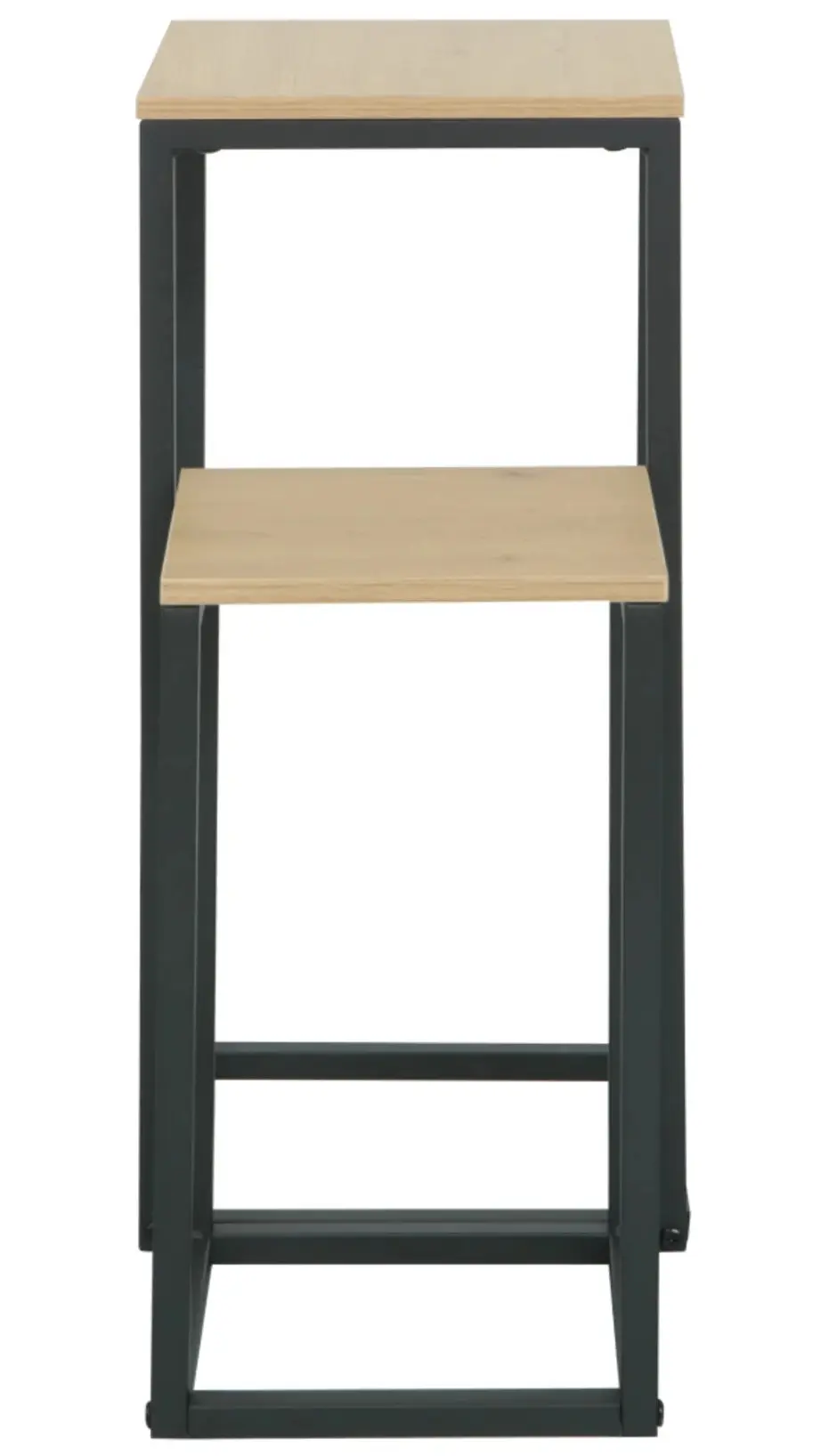 Set masute pentru reviste Tempo Kondela Tolsos (Oak/Black) - 4