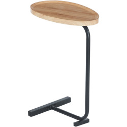 Masa pentru reviste Tempo Kondela Abery (Oak/Black) Thumb