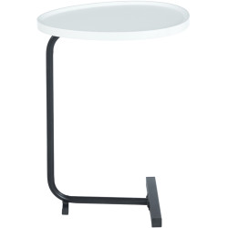 Masa pentru reviste Tempo Kondela Abery (White/Black) Thumb