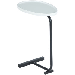 Masa pentru reviste Tempo Kondela Abery (White/Black) Thumb