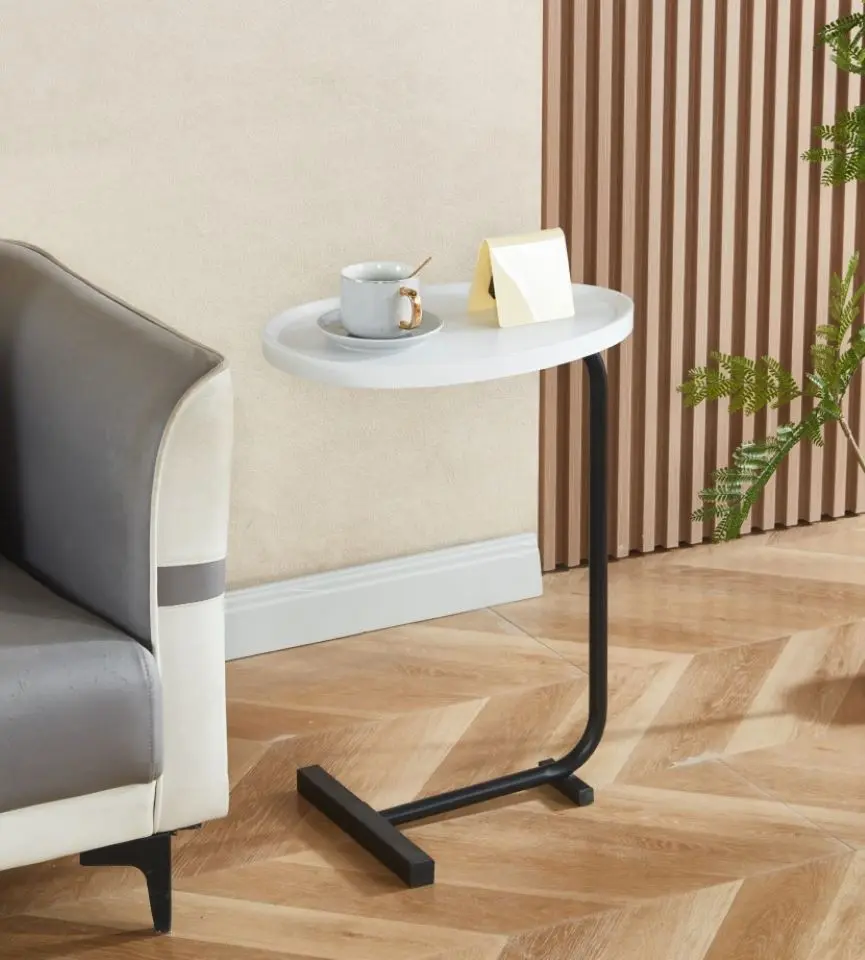 Masa pentru reviste Tempo Kondela Abery (White/Black)