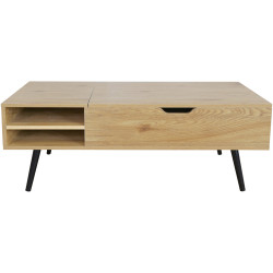 Masa pentru reviste Tempo Kondela Aralyn (Oak) Thumb