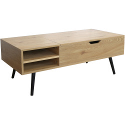 Masa pentru reviste Tempo Kondela Aralyn (Oak) Thumb