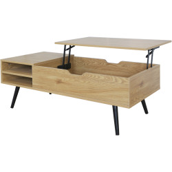 Masa pentru reviste Tempo Kondela Aralyn (Oak) Thumb