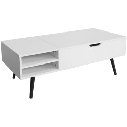 Журнальный столик Tempo Kondela Aralyn (White) Thumb