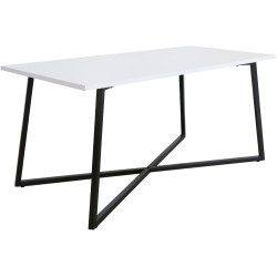 Masa pentru reviste Tempo Kondela Bertel (White/Black) Thumb