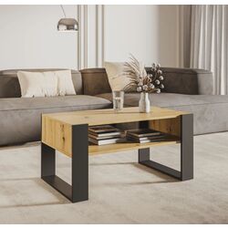 Masa pentru reviste Tempo Kondela Cara 1 (Artisan Oak/Black)