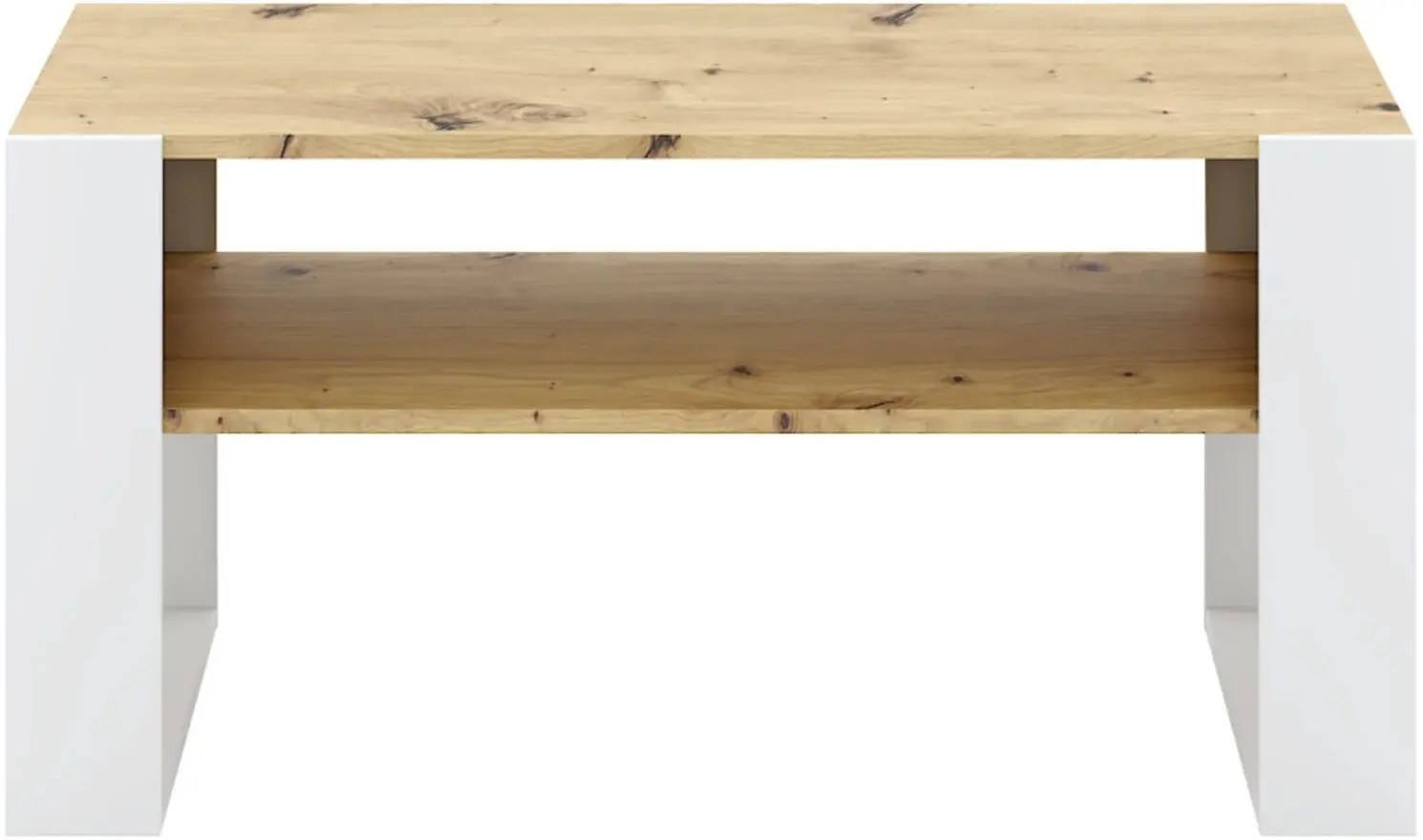 Журнальный столик Tempo Kondela Cara 1 (Artisan Oak/White)