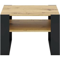 Журнальный столик Tempo Kondela Cara 2 (Artisan Oak/Black) Thumb