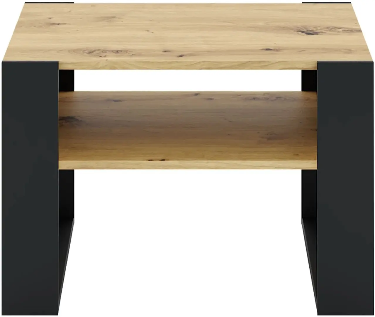 Журнальный столик Tempo Kondela Cara 2 (Artisan Oak/Black) - 3