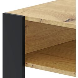 Журнальный столик Tempo Kondela Cara 2 (Artisan Oak/Black) Thumb