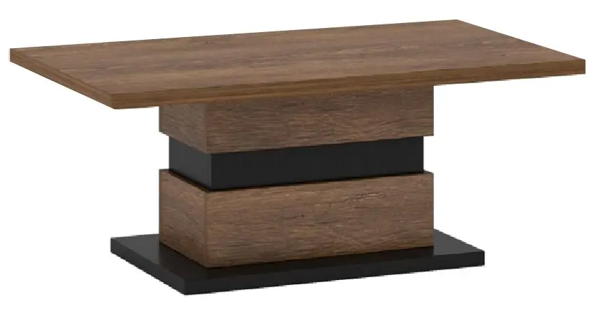 Журнальный столик Tempo Kondela Delis T (Bolzano Oak/Black)