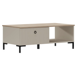 Masa pentru reviste Tempo Kondela Domca 1S (Taupe Grey-Brown/Silverjack Oak) Thumb