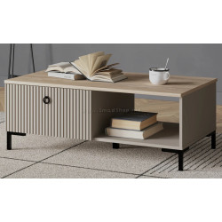 Masa pentru reviste Tempo Kondela Domca 1S (Taupe Grey-Brown/Silverjack Oak)