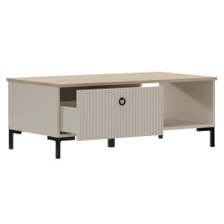 Masa pentru reviste Tempo Kondela Domca 1S (Taupe Grey-Brown/Silverjack Oak) Thumb