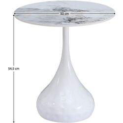 Masa pentru reviste Tempo Kondela Ebrel (White Marble) Thumb