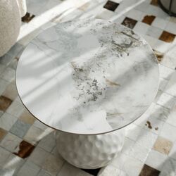 Masa pentru reviste Tempo Kondela Ebrel (White Marble) Thumb