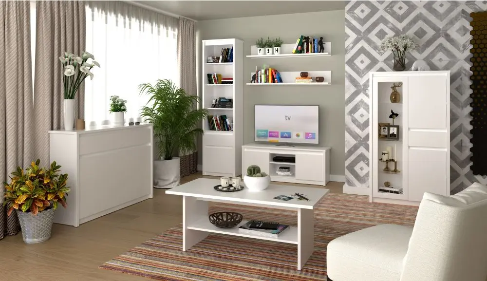 Masa pentru reviste Tempo Kondela Erodin 120 (White) - 6