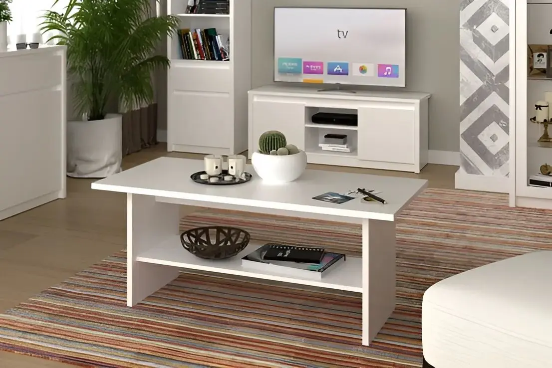 Masa pentru reviste Tempo Kondela Erodin 120 (White)