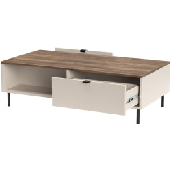 Masa pentru reviste Tempo Kondela Eyco 2S/110 (Cashmere/Castello Oak) Thumb