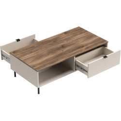 Masa pentru reviste Tempo Kondela Eyco 2S/110 (Cashmere/Castello Oak) Thumb