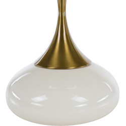 Masa pentru reviste Tempo Kondela Fej (Ivory White/Gold) Thumb