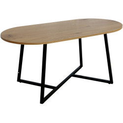 Журнальный столик Tempo Kondela Fremont (Grandson Oak/Black) Thumb