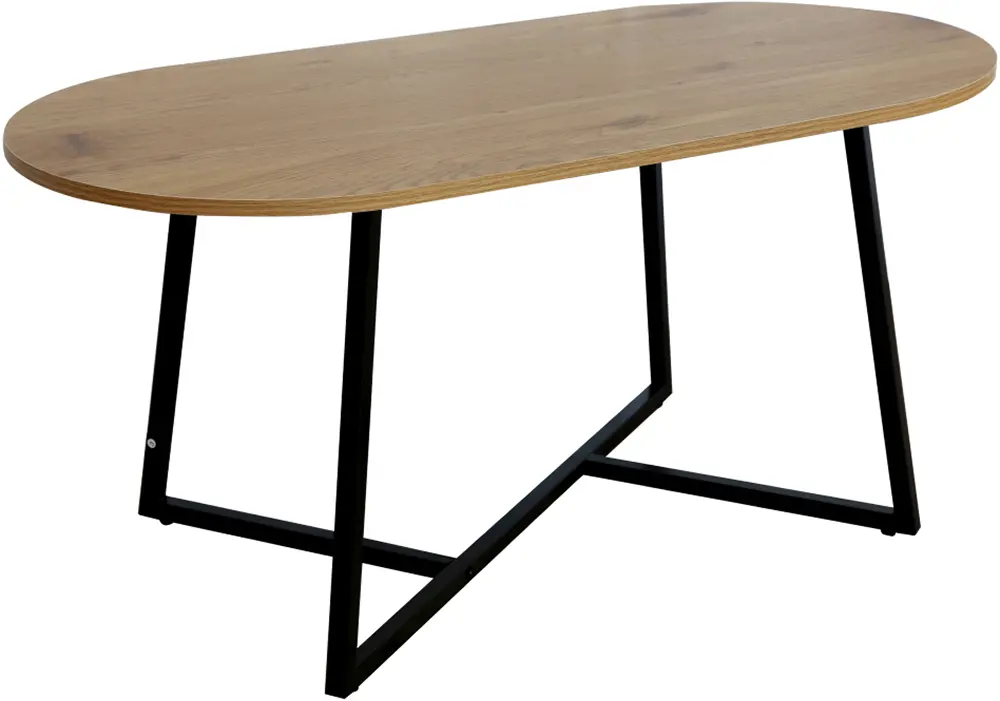 Журнальный столик Tempo Kondela Fremont (Grandson Oak/Black) - 3