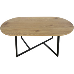 Журнальный столик Tempo Kondela Fremont (Grandson Oak/Black) Thumb