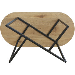 Журнальный столик Tempo Kondela Fremont (Grandson Oak/Black) Thumb