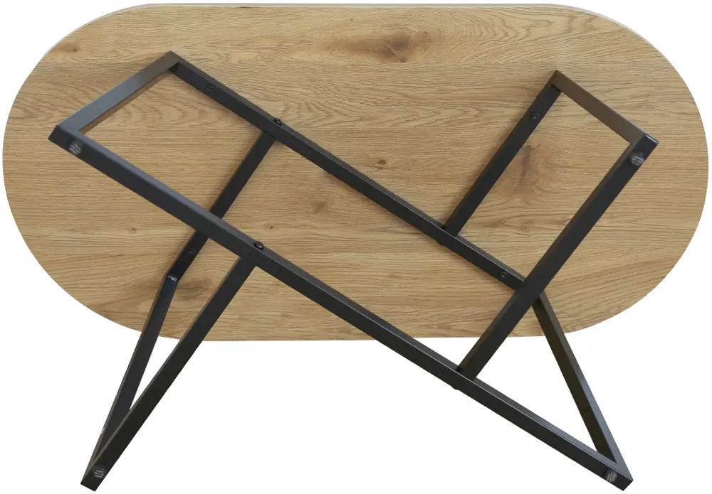 Журнальный столик Tempo Kondela Fremont (Grandson Oak/Black) - 5