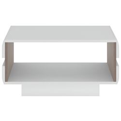 Журнальный столик Tempo Kondela HG Lynatet Typ 71 (White Gloss/Sonoma Oak) Thumb