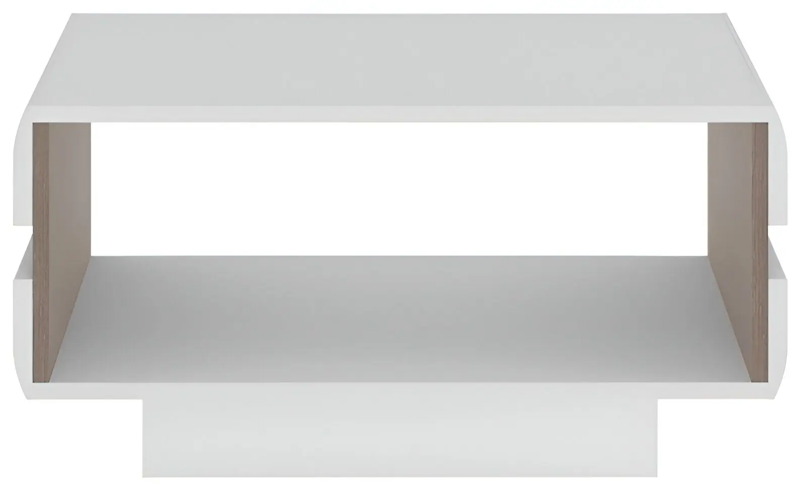 Журнальный столик Tempo Kondela HG Lynatet Typ 71 (White Gloss/Sonoma Oak)