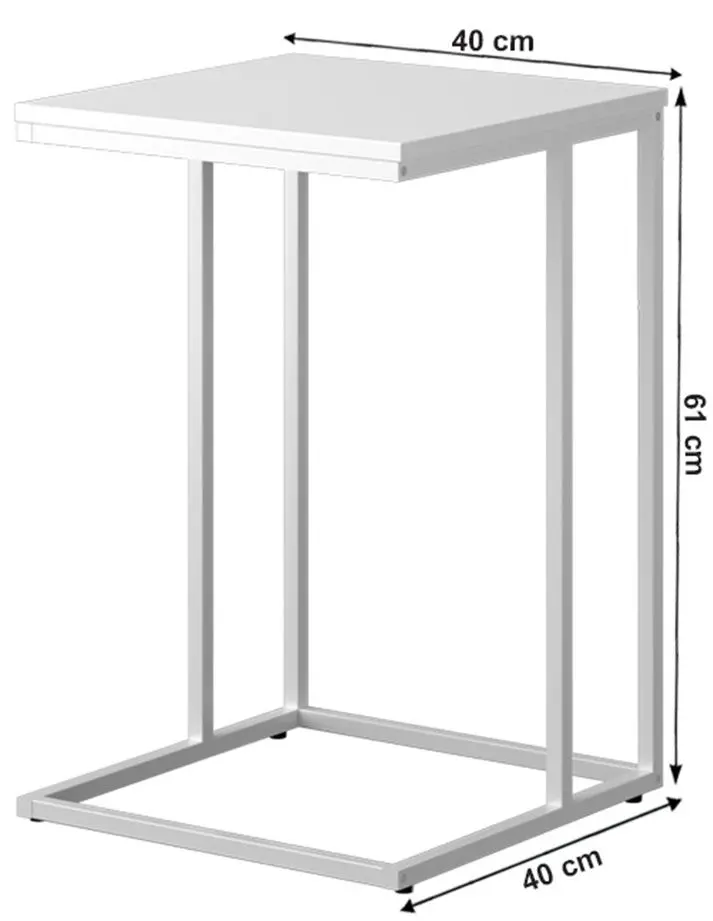 Masa pentru reviste Tempo Kondela Kala (White)