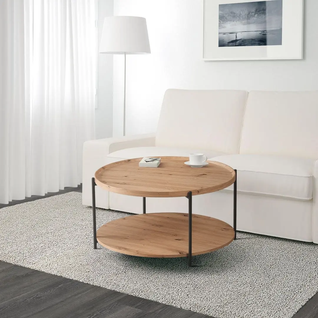 Masa pentru reviste Tempo Kondela Lapis (Artisan Oak/Black)