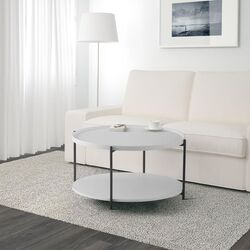 Masa pentru reviste Tempo Kondela Lapis (White/Black)