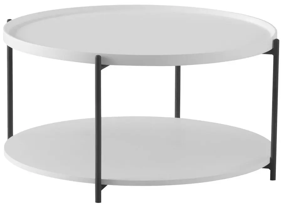 Masa pentru reviste Tempo Kondela Lapis (White/Black)