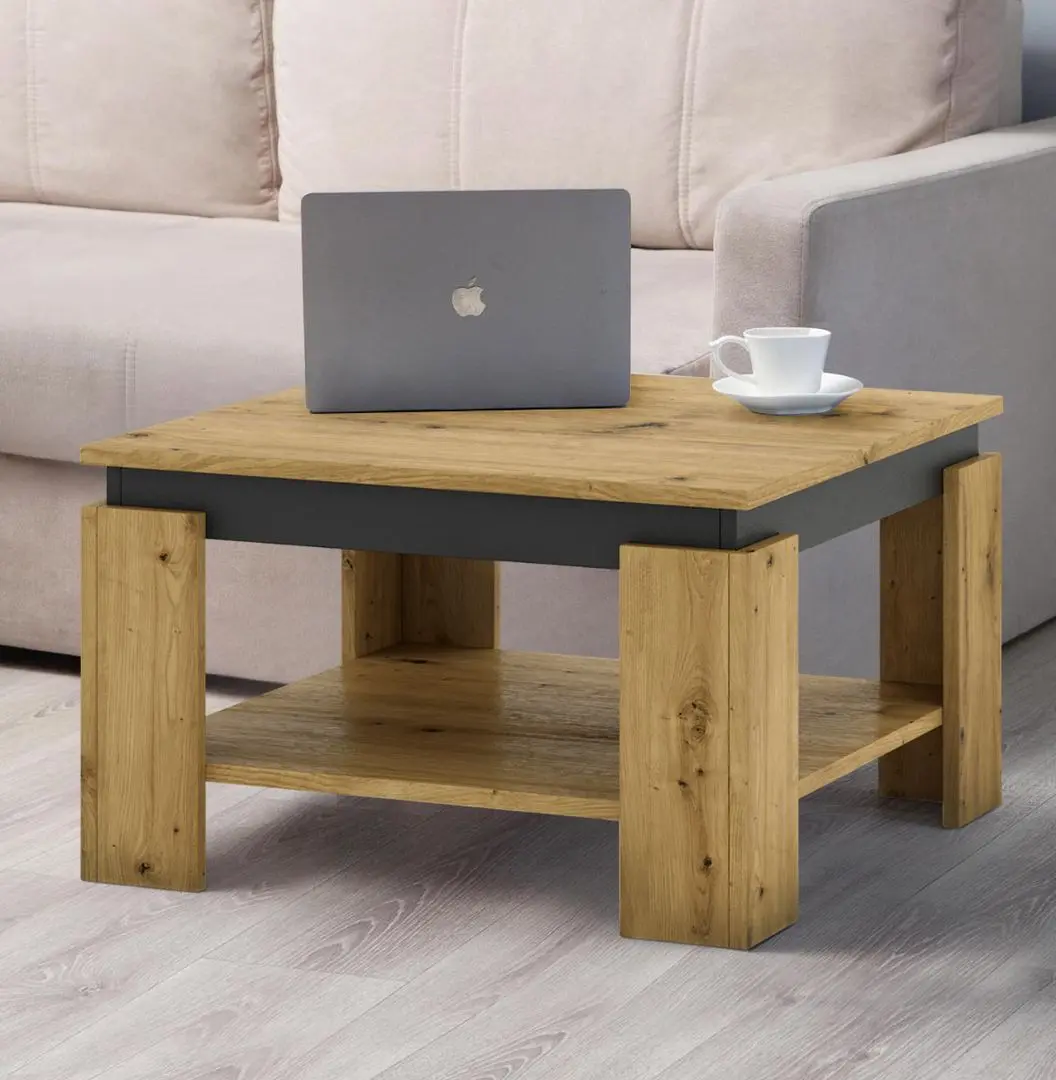 Журнальный столик Tempo Kondela Lejsy (Artisan Oak/Graphite)