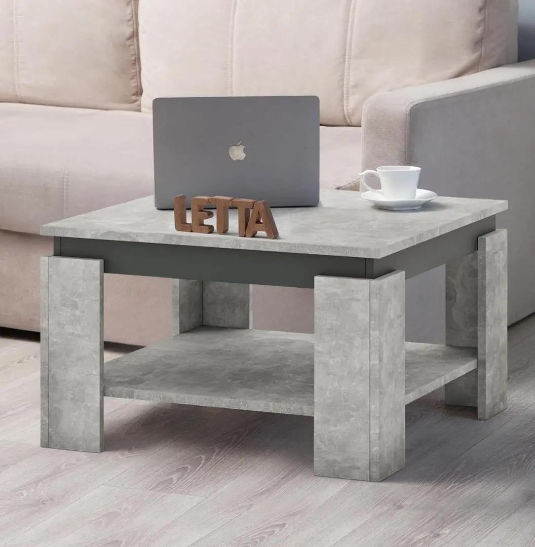Masa pentru reviste Tempo Kondela Lejsy (Concrete/Graphite)