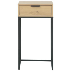 Журнальный столик Tempo Kondela Lertos (Oak/Black) Thumb
