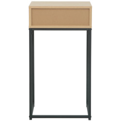 Журнальный столик Tempo Kondela Lertos (Oak/Black) Thumb