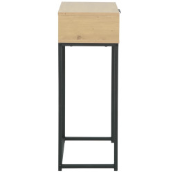 Журнальный столик Tempo Kondela Lertos (Oak/Black) Thumb