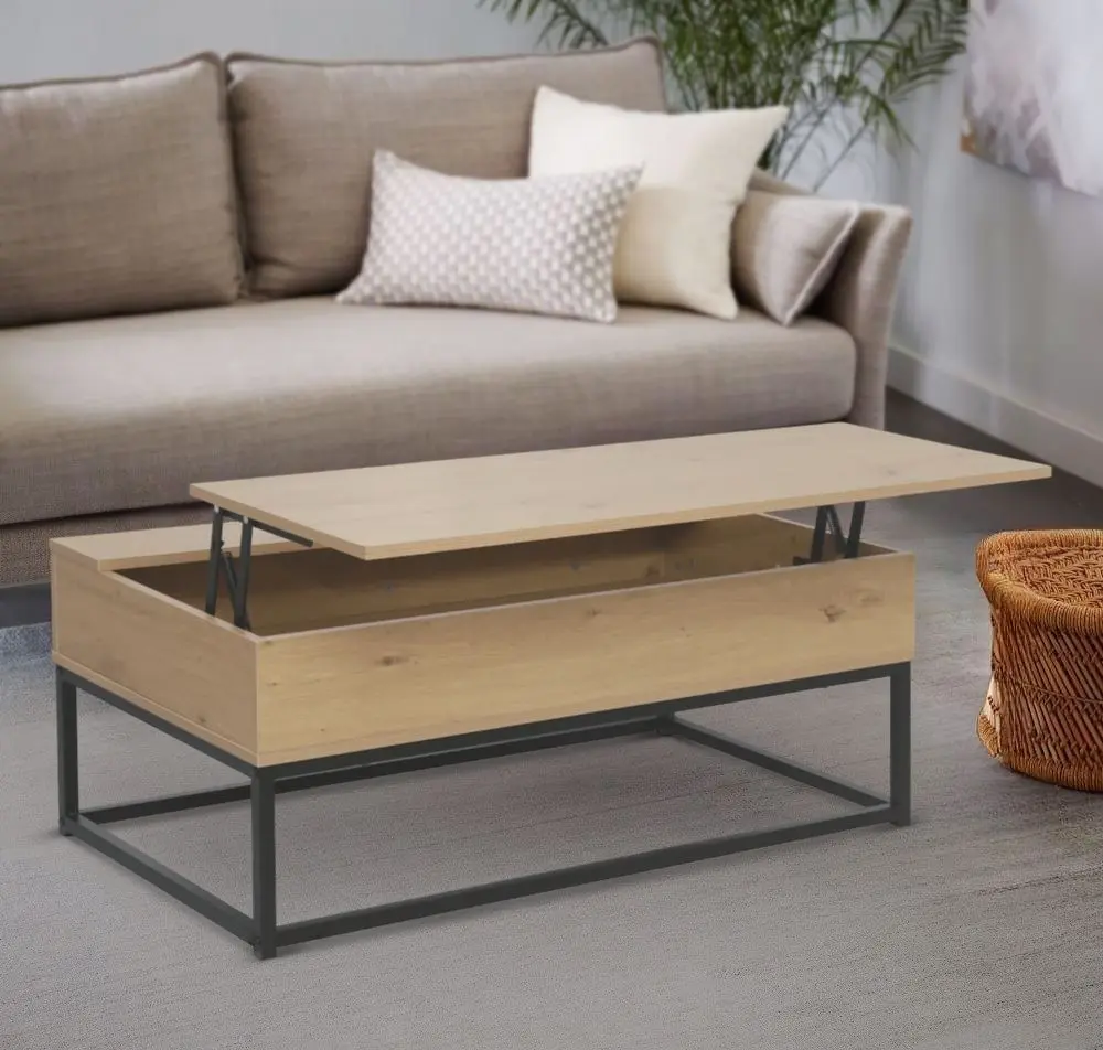 Masa pentru reviste Tempo Kondela Livina (Oak/Black)