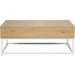 Masa pentru reviste Tempo Kondela Livina (Oak/White) Thumb